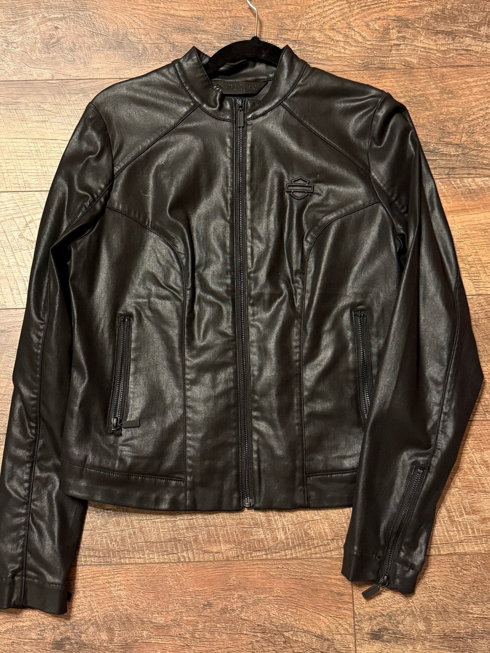 Davidson Women's Winged Back Coated Synthetic Jacket